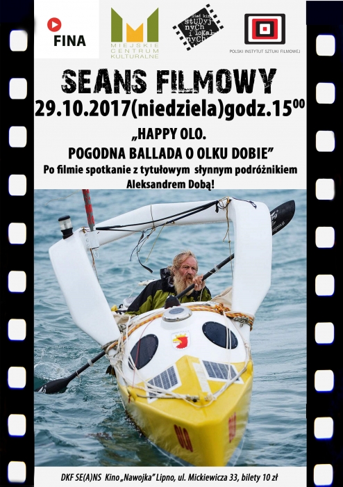 DKF zaprasza na film oraz spotkanie ze słynnym podróżnikiem i kajakarzem Aleksandrem Dobą