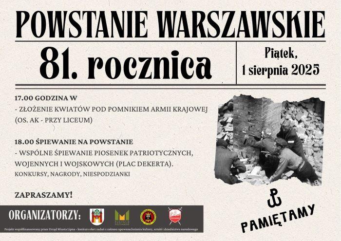 81 Rocznica Powstania Warszawskiego