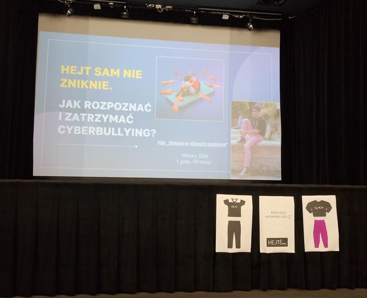 KINOSZKOŁA DLA KLAS  7-8: HEJT SAM NIE ZNIKNIE. JAK ROZPOZNAĆ I ZATRZYMAĆ CYBERBULLYING?