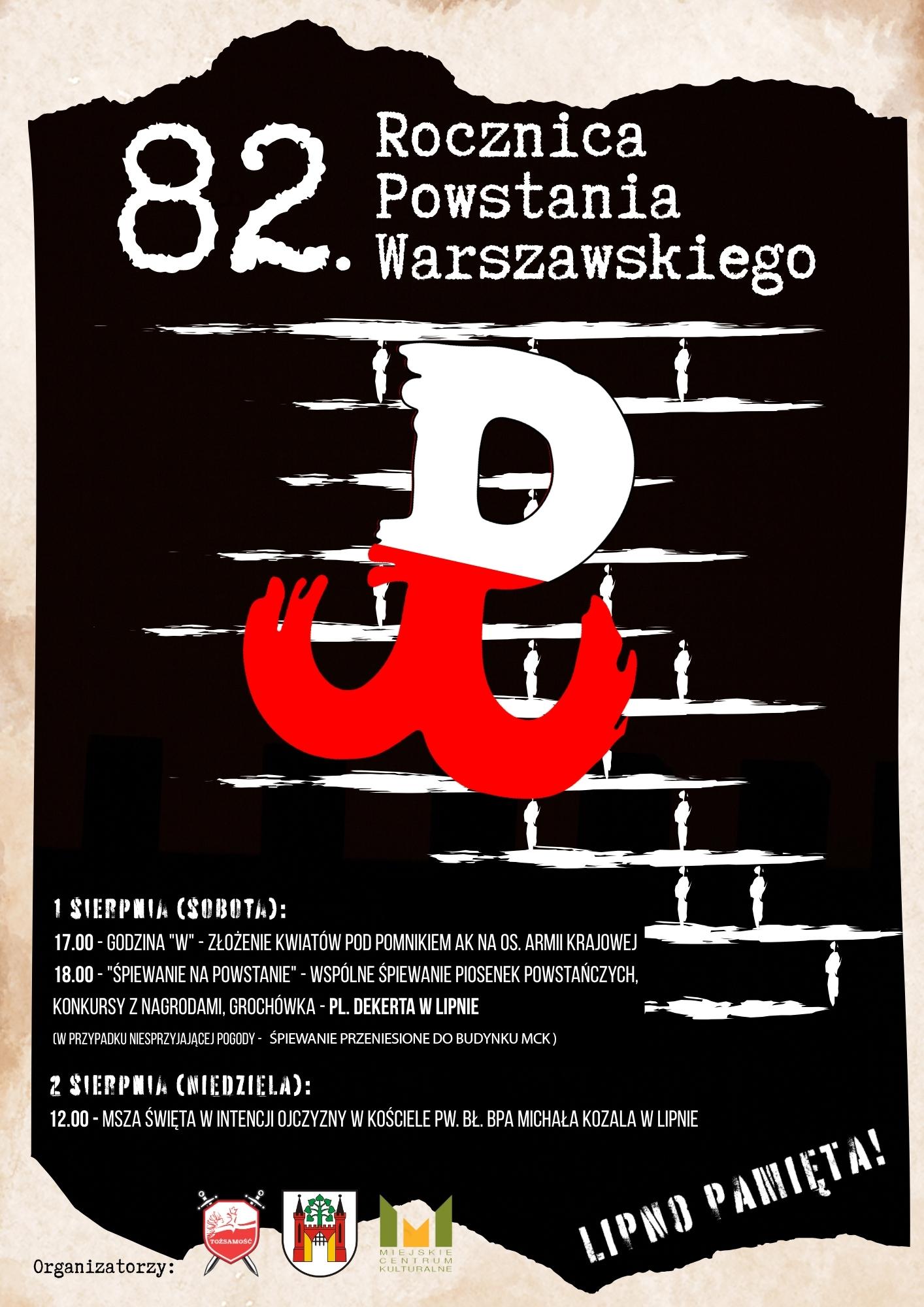 82. rocznica powstania warszawskiego