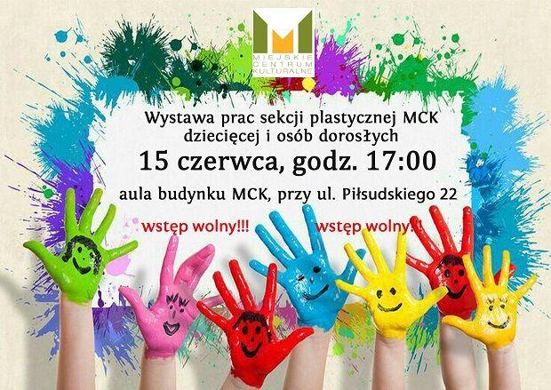 Wystawa prac sekcji plastycznej MCK