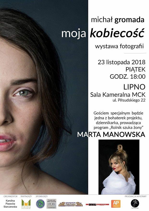 moja kobiecość - wystawa fotografii autorstwa Michała Gromady