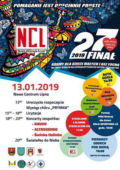 Pomaganie jest dziecinnie łatwe - 27. Finał WOŚP w Lipnie