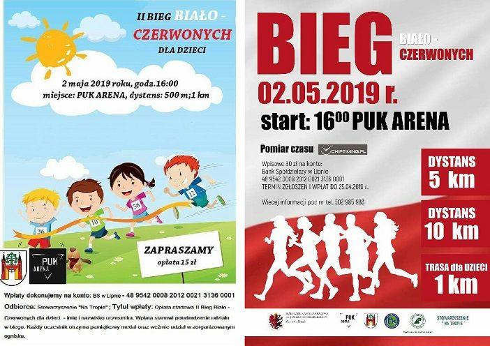 II Bieg Biało - Czerwonych w Lipnie