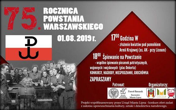 75. rocznica wybuchu Powstania Warszawskiego 