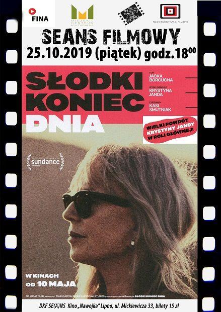 DKF ZAPRASZA w piątek 25.10.2019, godz. 18:00 na film „Słodki koniec dnia” z brawurową kreacją KRYSTYNY JANDY