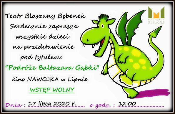 Podróże Baltazara Gąbki - widowisko dla dzieci