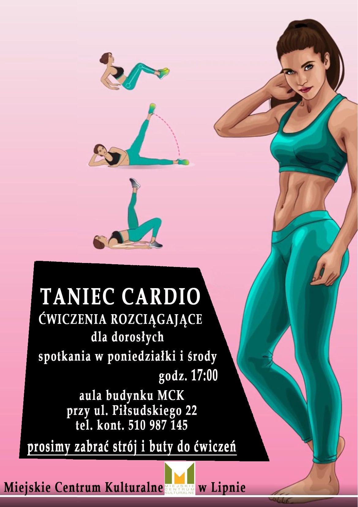 Taniec cardio i ćwiczenia rozciągające - terminy zajęć